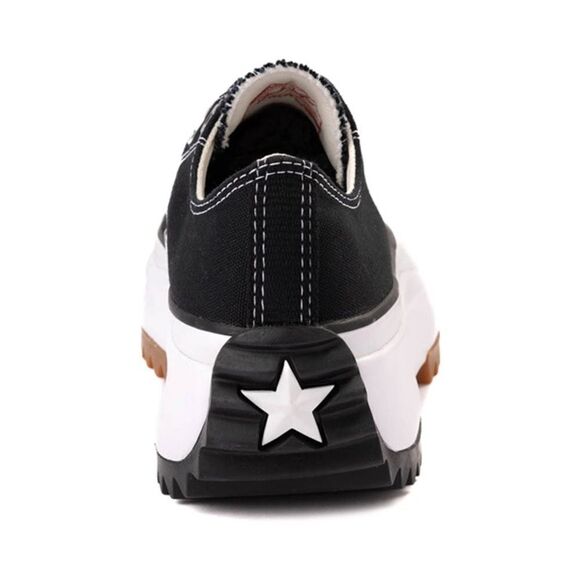 Converse Run Star Hike Lo Platform - Black/ White/Gum Mens 7/Womens 8.5 B63 - Picture 6 of 12